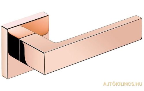 Rozeta kwadratowa Matrix Powłoka Pvd w kolorze różowego złota Jasny chrom Tylko na górnej rozecie uchwytu