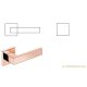 Matrix Square Rosegold Pvd Coating PZ Fixed Button/Handle