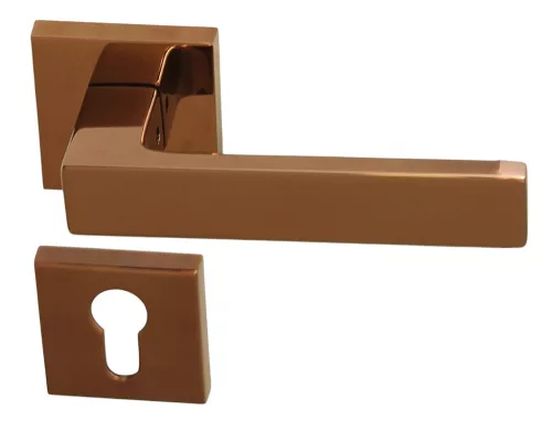 Matrix štvorcová rozeta Svetlý chróm PZ