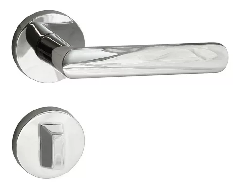 Rozetă rotundă Luna WC crom strălucitor