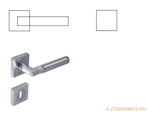 Charme Hell Chrome BB Knopf/Türknauf