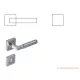 Charme Hell Chrome BB Knopf/Türknauf