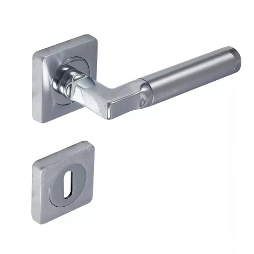 Rozetă Charme Pătrată WC crom strălucitor