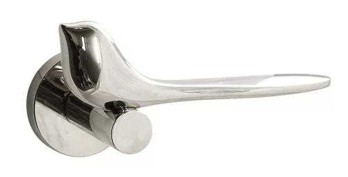 Rozetă rotundă Birdy „G01” Crom strălucitor Numai mâner pe rozeta superioară