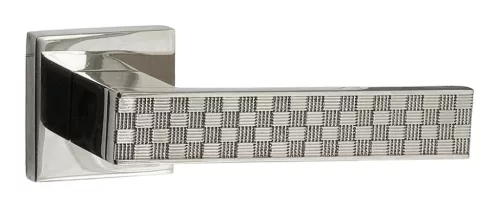 Sah "G13" Rozetă pătrată Crom strălucitor Numai mâner pe rozeta superioară