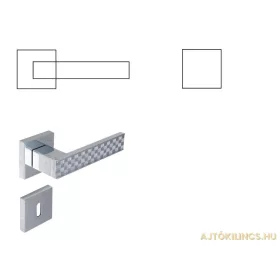 Schach „G13“ BB Knopf/Knopf aus glänzendem Chrom