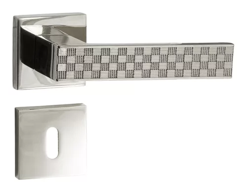 Sah "G13" Rozetă pătrată Crom strălucitor BB