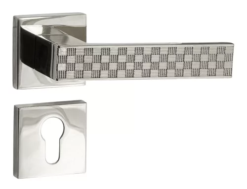 Sah "G13" Rozetă pătrată Crom strălucitor PZ