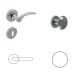 Ida Bright chrome PZ Button/Handle
