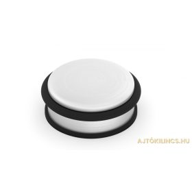 Door stop Hemispherical Satin chrome