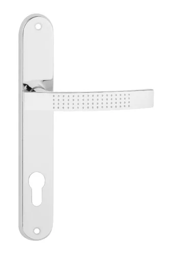 ASTRA pajzsos ajtókilincs króm 90 mm PZ