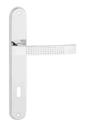 ASTRA pajzsos ajtókilincs króm 88 mm BB