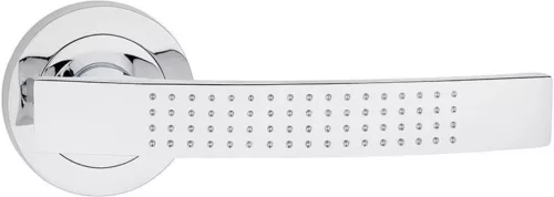 ASTRA ajtóajtókilincs kerek rozettás króm Csak kilincs felső rozettán