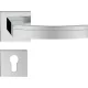 BARCELONA ajtóajtókilincs szögletes K-rozettás fényes króm PZ