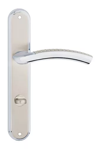 EVA pajzsos ajtókilincs króm 90 mm WC