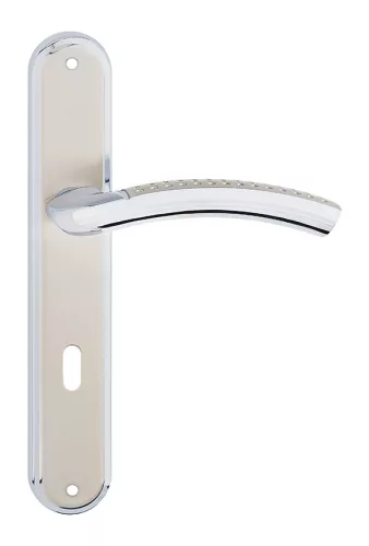 EVA pajzsos ajtókilincs króm 72 mm BB