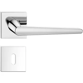   ARROW ajtóajtókilincs szögletes Q-rozettás fényes króm - CORONA PREMIUM BB