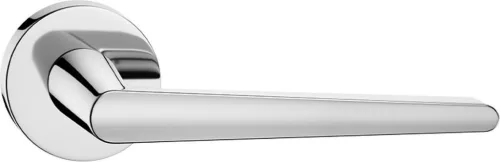 NYÍL ajtóajtókilincs kerek R-rozettászel fényes króm - CORONA PREMIUM Csak kilincs felső rozettán