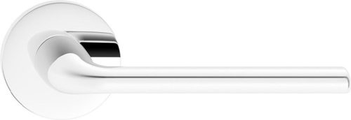 BELLA ajtóajtókilincs kerek rozettás R SLIM vékony fényes króm Csak kilincs felső rozettán