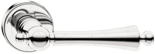 CENTURY ajtókilincs kerek rozettás R CLASSIC fényes króm - CORONA PREMIUM Csak kilincs felső rozett