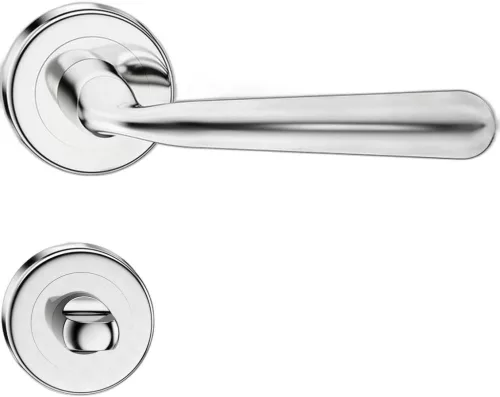 HANDY ajtókilincs kerek talpú R CLASSIC fényes króm - CORONA PREMIUM WC