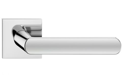 ICONA ajtóajtókilincs szögletes rozettás Q SLIM vékony fényes króm - CORONA PREMIUM BB