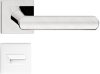 LUNA ajtóajtókilincs szögletes rozettás Q SLIM vékony fényes króm WC