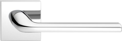 SCANDI ajtóajtókilincs szögletes rozettás Q SLIM vékony fényes króm - CORONA PREMIUM Csak kilincs f