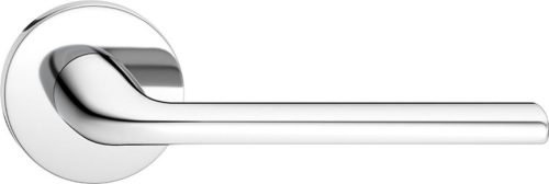 SCANDI ajtókilincs kerek rozettás R SLIM vékony fényes króm - CORONA PREMIUM Csak kilincs felső roz