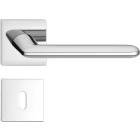   SPARK Q ajtóajtókilincs szögletes rozettás fényes króm - CORONA PREMIUM BB