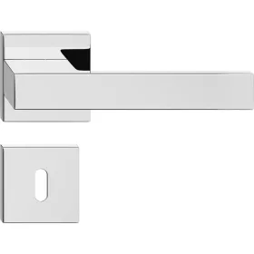   TOTAL ajtóajtókilincs szögletes rozettás fényes króm BB