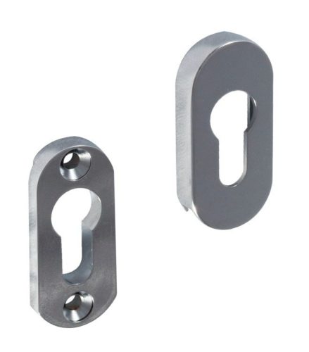 Hero Square Safety Bright Chrome PZ Bottom-Top Lock Cover