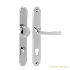   Italian Alt Wien with Safety Cylinder Guard Bright Chrome 90mm PZ Knob/Handle