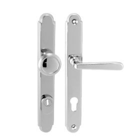   Italian Alt Wien with Safety Cylinder Guard Bright Chrome 92 mm PZ Knob/Handle