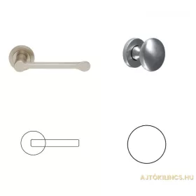   Alamaro Ultra Slim Türknauf Satz Matt Nickel BB Knopf/Türknauf
