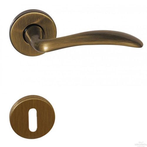 Olive Round rosette Satin chrome surface Only handle on top rosette