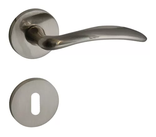 Olive Rotunda Rozetă Crom Satinat Suprafata BB