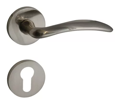 Rozenta Rotunda Olive Suprafata Crom Satinat PZ