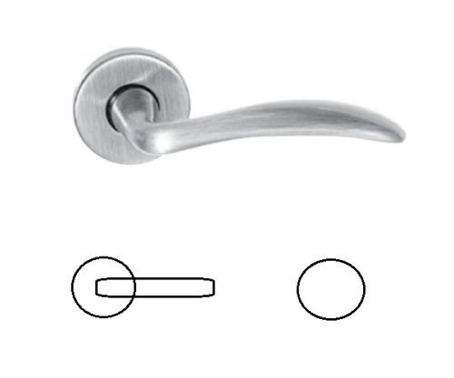 Olive Satin chrome surface WC Button/Handle