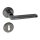 Chris Door Handle Rosette Satin Chrome Surface BB