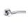 Solo Round rosette Satin chrome surface Only handle on top rosette