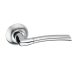 Slim Round rosette Satin chrome surface Only handle on top rosette