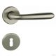 Nelly Round rosette Satin chrome surface Only handle on top rosette