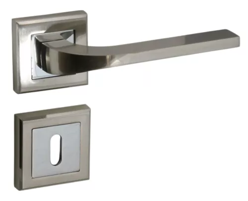 Stil Lumină Rozetă pătrată Suprafață crom satinat BB