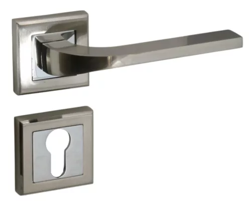 Stil Lumină Rozetă pătrată Suprafață crom satinat PZ