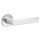 Luce Round rosette Satin chrome surface Only handle on top rosette