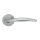 Wind Italian Round rosette Handle set Satin chrome surface BB