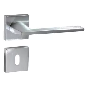 Diva Domino Rozetă pătrată Suprafață crom satinat BB