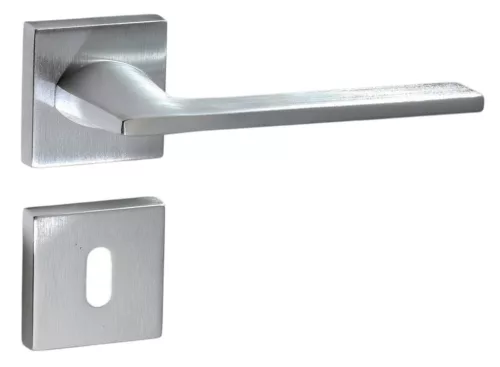 Diva Domino Rozetă pătrată Suprafață crom satinat BB