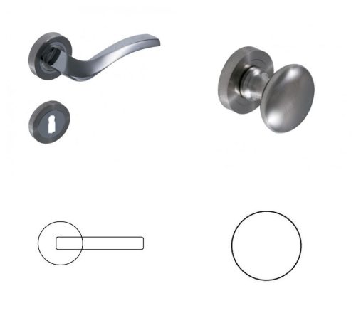 Future Satin chrome surface BB Button/Handle